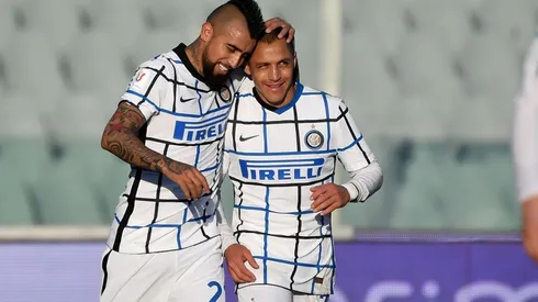 Arturo Vidal goza con el triunfo de Inter, el golazo de Lautaro y la asistencia de Alexis.