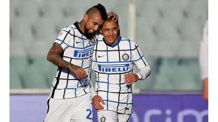 Arturo Vidal goza con el triunfo de Inter, el golazo de Lautaro y la asistencia de Alexis.