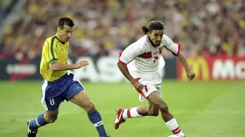 Hadji enfrentó a Brasil en el Mundial de Francia 1998