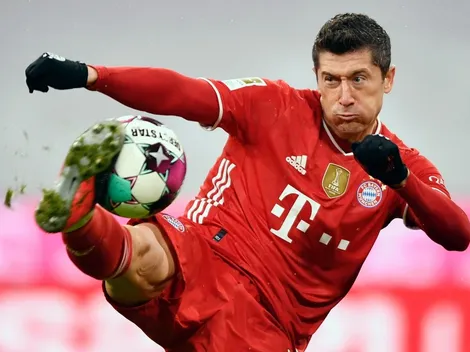 Lewandowski anota y hace historia en la Bundesliga