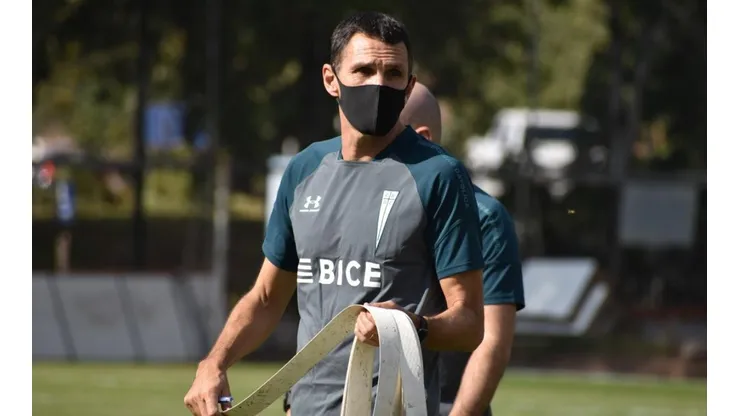 Gustavo Poyet dio sus sensaciones tras su primera práctica con Universidad Católica.