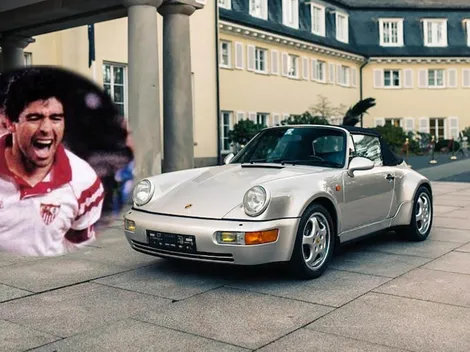 Millonaria subasta de un Porsche que perteneció a Maradona
