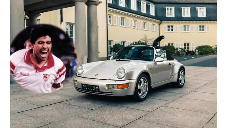 Millonaria subasta de un Porsche 911 que perteneció a Diego Maradona en Sevilla.