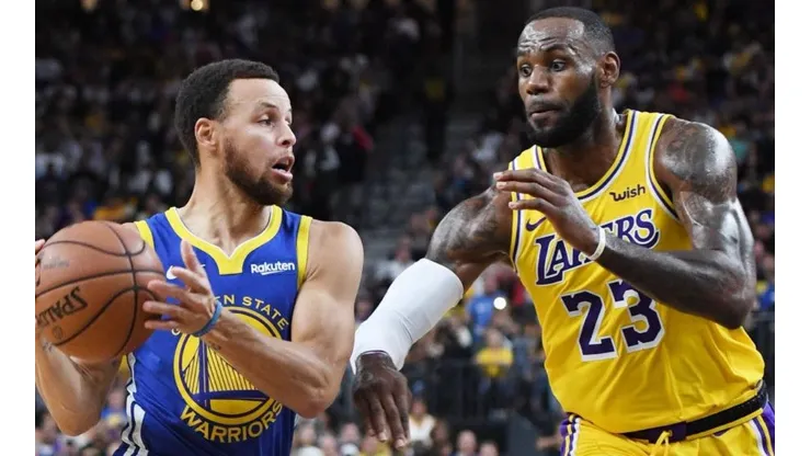 Stephen Curry enfrentará nuevamente a Los Lakers de LeBron James y compañía.
