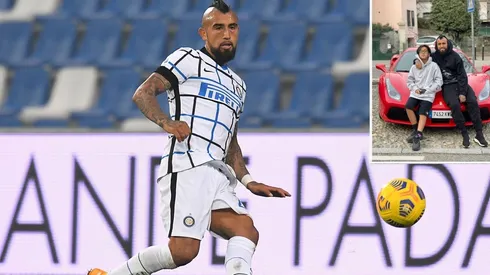 Alonso Vidal le deseó suerte a su padre en la cirugía de rodilla.