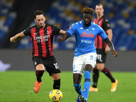 Milan y Napoli chocan en un partido de alto impacto por la Serie A