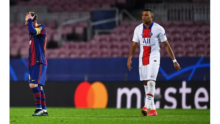 Kylian Mbappé timbra la eliminación de Lionel Messi de la Champions League, como hace tres años lo hizo en el Mundial de Rusia