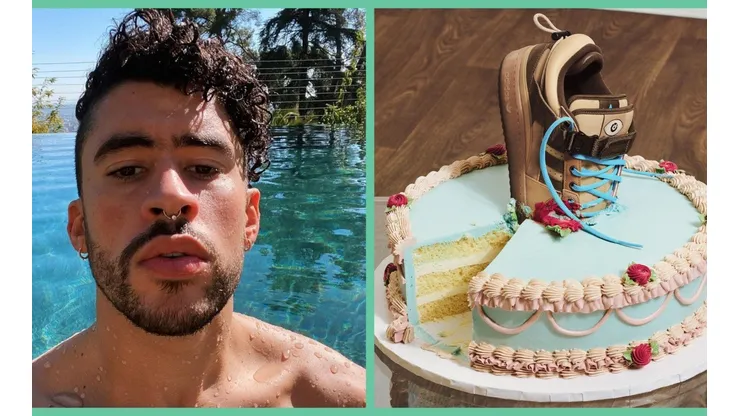 Bad Bunny y el modelo de zapatillas que diseñó junto a Adidas Originals.