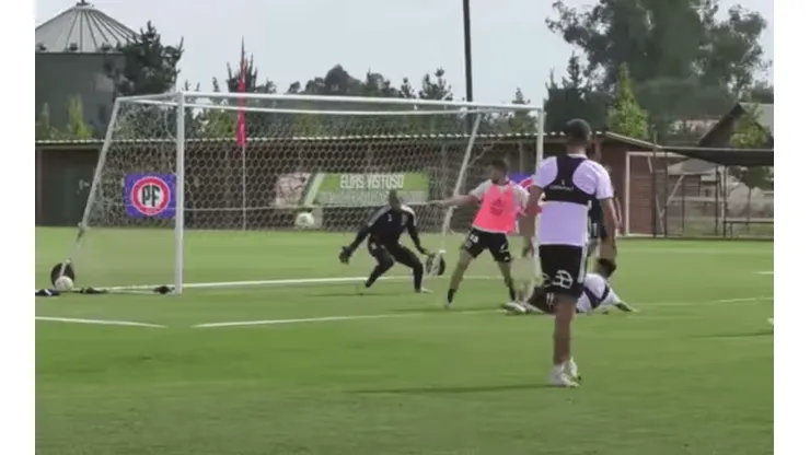 Blandi anotó un golazo en la pretemporada de Colo Colo