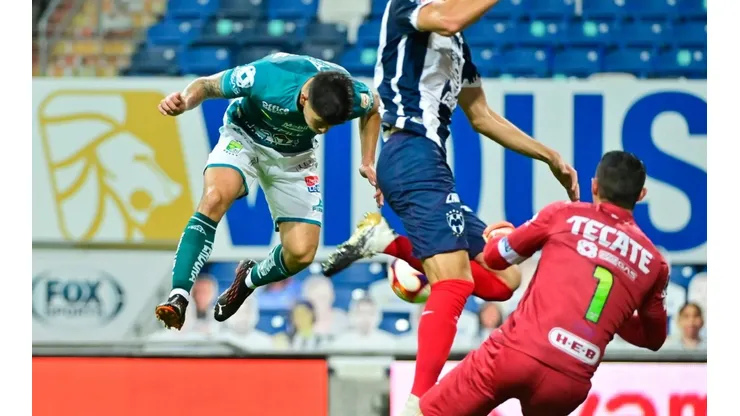 Dávila anotó el único gol de León ante Monterrey