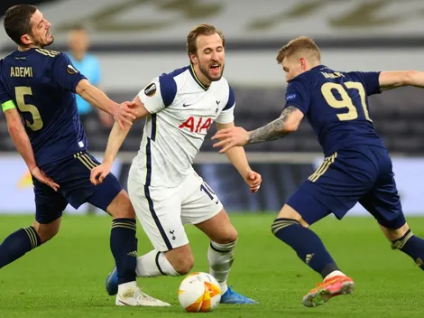 Doblete de Kane y triunfo del Tottenham en Europa League