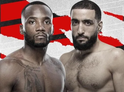 Leon Edwards y Belal Muhammad en el evento central de UFC Vegas 21