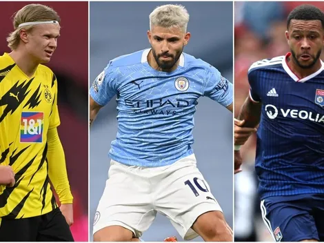 Barcelona: Haaland, Depay y Agüero en la órbita de Laporta