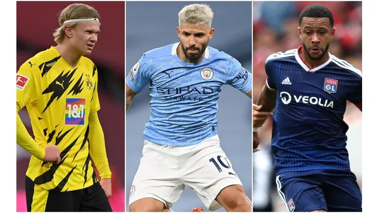 Erling Haaland, Memphis Depay y Sergio Agüero están en la órbita azulgrana.