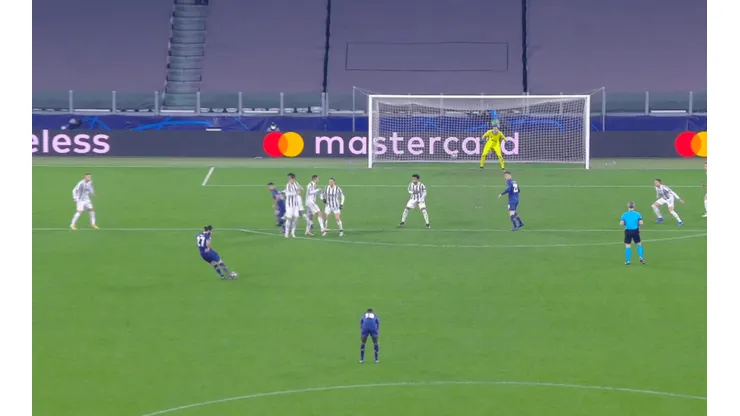 Oliveira anotó un golazo de otro partido ante la Juventus