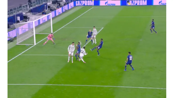 Chiesa metió un bombazo para el empate de la Juventus