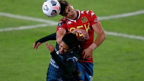 Thomas Galdames fue buena figura en el triunfo de Unión Española sobre Independiente del Valle por la Copa Libertadores.