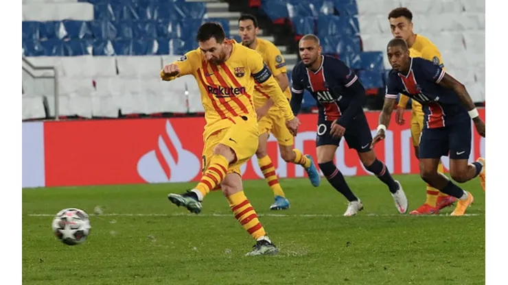 Messi falló un penal en la eliminación de Barcelona en Champions contra PSG.