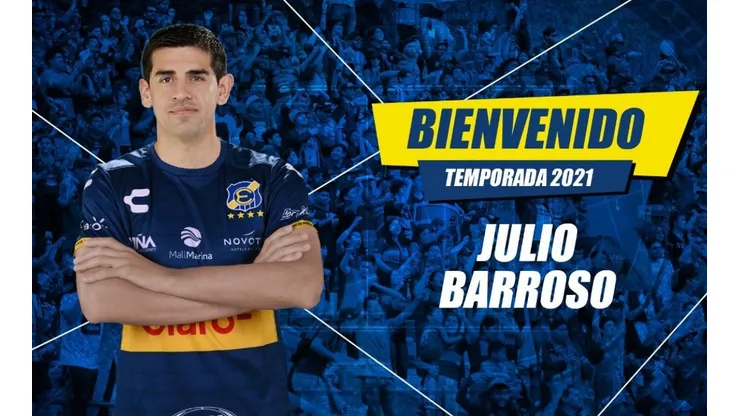 Barroso ya es nuevo jugador de Everton de Viña del Mar