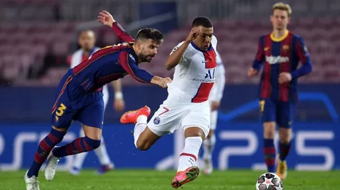 Kylian Mbappé fue la gran estrella del encuentro de ida frente a los Culés.