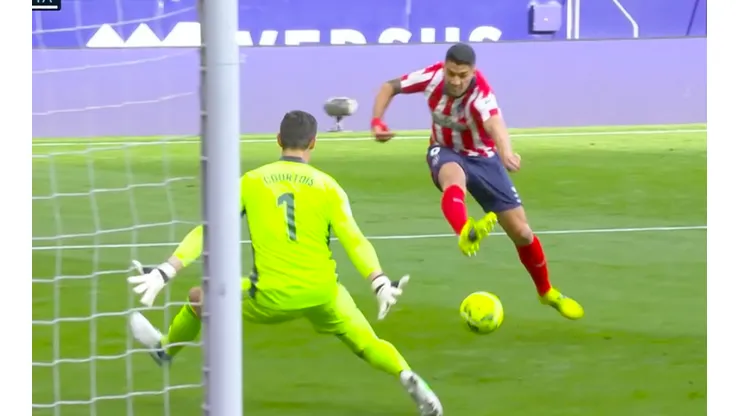 Suárez anotó el 1-0 ante el Real Madrid