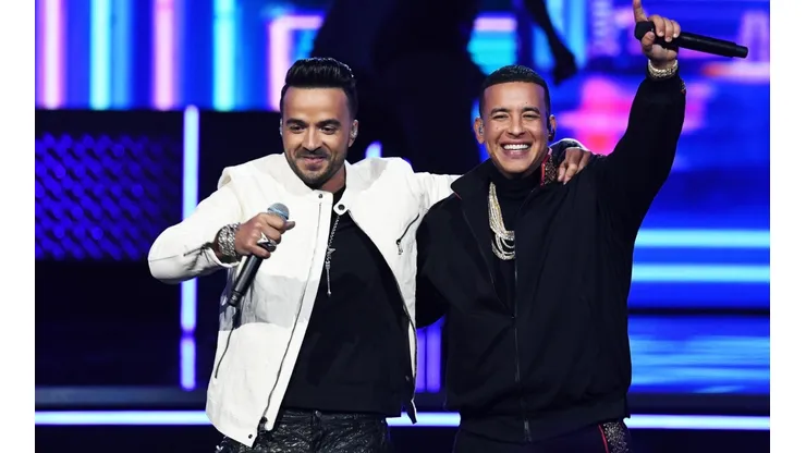 Luis Fonsi y Daddy Yankee en los Grammy Awards 2018.