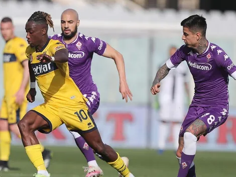 Fiorentina de Pulgar rescata un agónico empate ante Parma