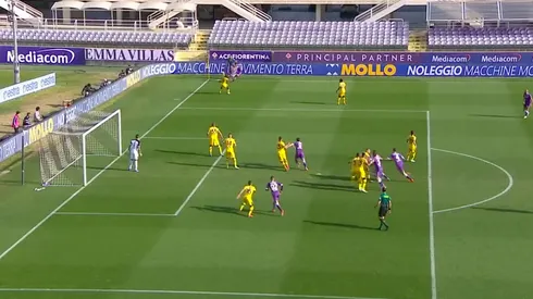 Pulgar asistió para abrir el marcador ante Parma