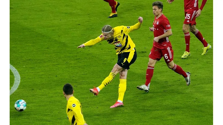Haaland x2 en el Borussia Dortmund contra Bayern Múnich.