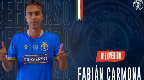 Carmona es el nuevo refuerzo de Audax Italiano.