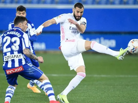 Benzema tranquiliza al Real Madrid y apunta al derbi