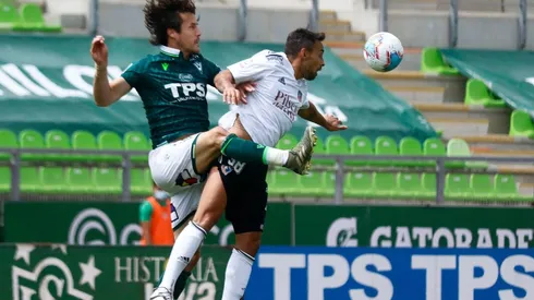 Jorge Valdivia cargó con fuerza contra Luis Baquedano.