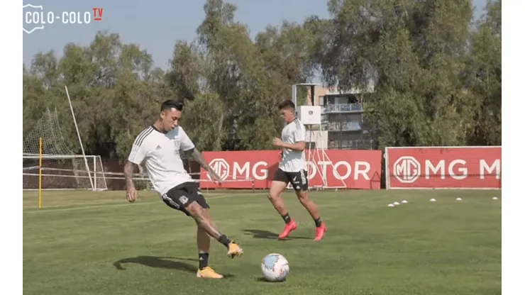 El primer entrenamiento de Colo Colo