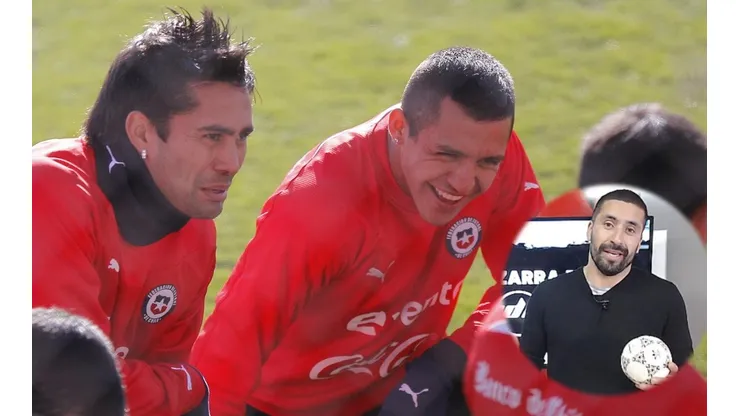 Basaure le pone fichas al Mago Jiménez como 9 en sociedad con Alexis Sánchez.