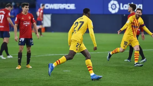 Barcelona derrotó al Osasuna con dos asistencias de Lionel Messi.