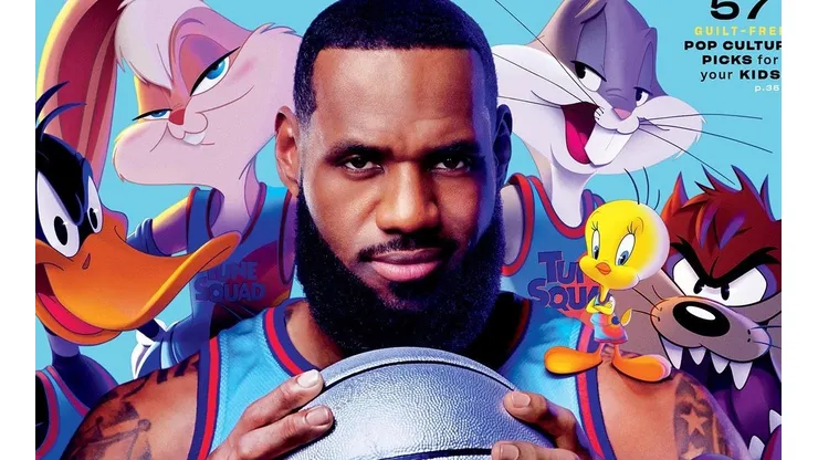 LeBron James toma la posta de Michael Jordan en "Space Jam 2".