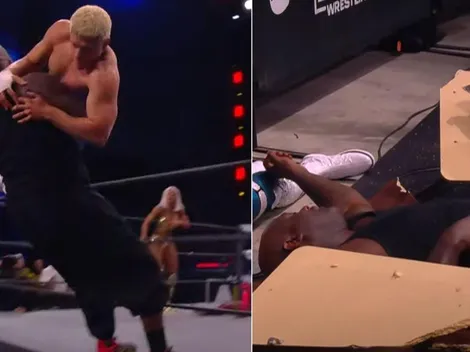 El impactante KO de Shaquille O'Neal en su debut en la lucha libre