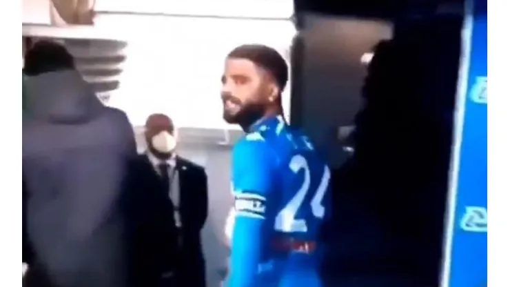 Insigne se fue en contra de sus compañeros tras el empate ante el Sassuolo