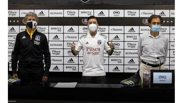 Rodríguez ya viste otra vez los colores de Colo Colo