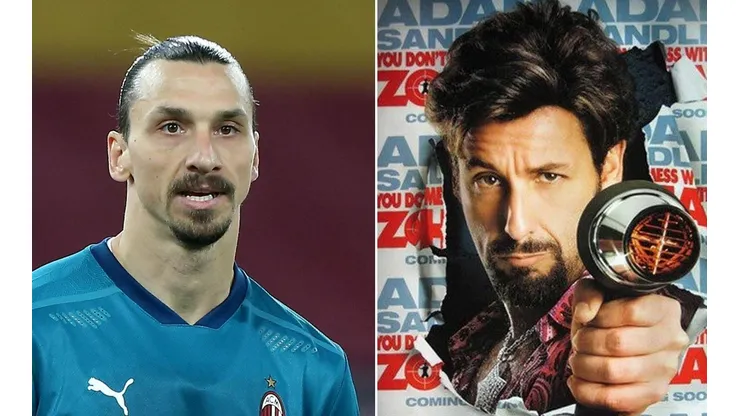 Zlatan fue comparado con Zohan, personaje de una película de Hollywood