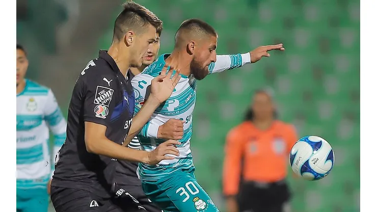 Ignacio Jeraldino lleva ocho partidos y cero goles en su paso por el Santos Laguna del fútbol mexicano