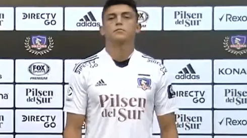 Fritz ya posa con la camiseta de Colo Colo