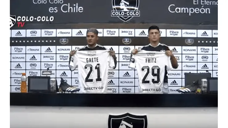 Gaete y Fritz llegaron a Colo Colo