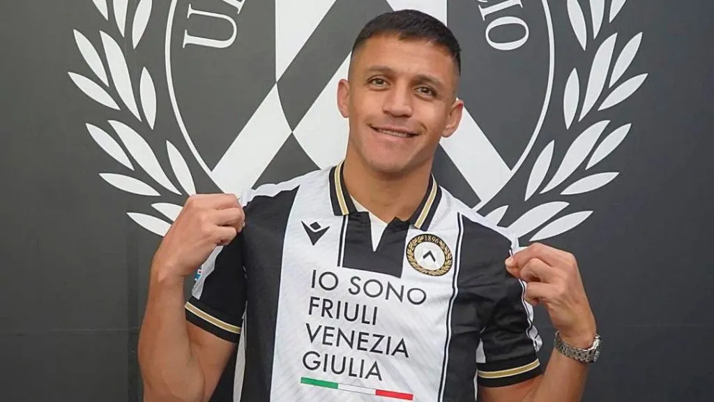 Alexis Sánchez tendrá que esperar unos días más para reestrenarse con Udinese. Foto: Comunicaciones Udinese.