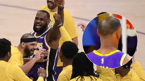 LeBron James sufre con la caída del cabello
