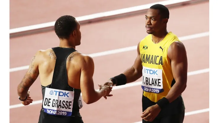 Yohan Blake en el Campeonato Mundial de Atletismo de 2019 en Doha