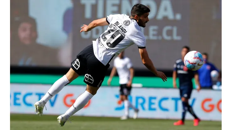 Nicolás Blandi solo pudo anotar dos goles con Colo Colo.