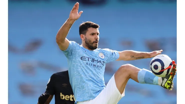 Sergio Kun Agüero fue titular luego de cuatro meses en el Manchester City