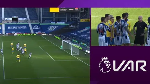 Pateó después del pitazo, pero el árbitro anuló el gol.