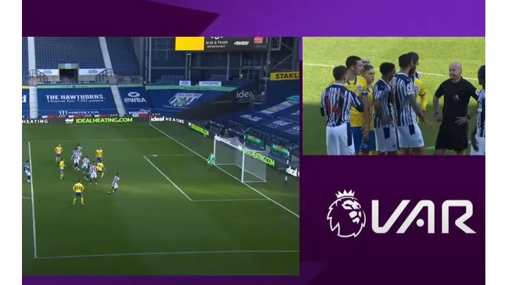 Pateó después del pitazo, pero el árbitro anuló el gol.